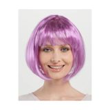 Mustran Rose Pembe Düz Kesim Küt Parti Peruğu, Tek Ebat, SMR-D026avnmustran, Rose Pembe