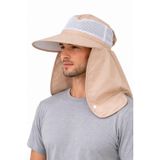 Mustran Unisex UV Korumalı Geniş Siperli Ense Korumalı Yazlık Güneş Şapkası, Standart, Avngenissiperlisapka, Bej, Unisex Yetişkin