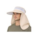 Mustran Unisex UV Korumalı Geniş Siperli Ense Korumalı Yazlık Güneş Şapkası, Standart, Avngenissiperlisapka, Krem, Unisex Yetişkin