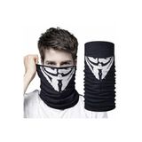 Mustran Vendetta Maskesi Desenli Baf Bandana Çok Amaçlı Yüz Boyunluk Bandana 4 No, F085-4avnmustran