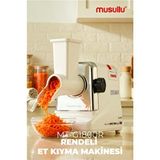 Musullu Et Kıyma Makinesi Rendeli 1800 W - Beyaz