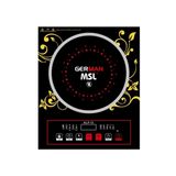 Musullu German 3500W Elektrikli Ocak Şık Tasarımlı Tek Gözlü İndüksiyonlu Cam Yüzey - Siyah
