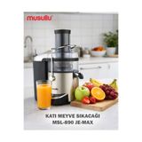 Musullu MSL-890 JE-MAX KATI MEYVE SIKACAĞI 1000w paslanmaz çelik