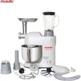 Musullu Multichef Max 6.5L Beyaz Stand Mikser 2000 Watt Güçlü Hamur Yoğurma Makinesi 6 Kademeli