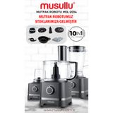 Musullu Mutfak Robotu 10 in 1 2000W MSL-2034 Siyah