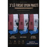 Musydes 3'lü Dava Paketi, Kıyıdaki Sır Davası, Kurs Davası, Sessiz Ölüm Davası, Dedektif Oyunu, Cinayet Çözme Oyunu, Katili Bulma Oyunu, Suçluyu Bulma, Katil Kim, Gizem Oyunu