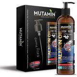 Mutamin Organics Norveç Somon Yağı 250 ml Saf Omega 3 Balık Yağı Kedi Ve Köpek Tüy Dökülmesi Engelleyici Destek