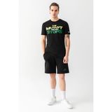 Mutant Dynamic - Baskılı Erkek Slim Fit T-shirt - Siyah