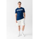 Mutant Superior - Baskılı Erkek Slim Fit T-shirt - Lacivert