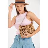 Mute Bag 00S Leopar Zincirli Baget / Leopar Zincirli El Ve Omuz Çantası