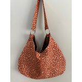 Mute Bag Bambi Desen Çanta / Bambi Desen Omuz Çantası (28*49) - 028-Kahverengi