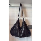MUTE BAG Black Sequin shopper / Siyah Pullu Kadın Omuz Çantası (28*49)