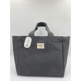 Mute Bag Classic Büyük Boy Mumlu Kanvas Omuz ve El Çantası / Lise ve Üniversite Okul Çantası(En: 32 Boy: 29) - 00E-Gri
