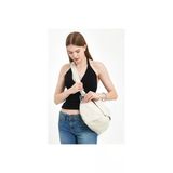 Mute Bag Cream Postacı Cep Detaylı Kanvas Tote Çanta Çapraz Kullanım Okul Ve Günlük Çanta (Boy:33 En:45)
