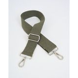 Mute Bag Matcha Ayarlanabilir Çanta Sapı Koyu Yeşil (Pamuk) 110 cm G:4 cm - Asker Yeşili