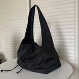 Mute Bag Su Geçirmez Tote Bag / Çapraz Kullanıma Uygun Siyah Kadın Omuz Çantası