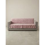 Muteks Sofline Kaymaz Tabanlı Tay Tüyü Çekyat, Koltuk, Kanepe Örtüsü(PEMBE RENK)(175X210CM) - 175 x 210 cm - Pudra