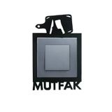 Mutfak Ahşap Priz Çerçevesi Dekorasyon