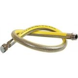 Mutfak Avm 125 cm Doğalgaz Ocak Fırın Hortum Fleksi Gaz Bağlantı Hortumu Borusu 1/2-1/2 125 cm Doğalgaz Flex