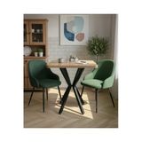 Mutfak Cafe Balkon Bahçe Restoran Yemek Masası 70X70 Metal Ayak Kalınlaştırmalı