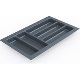 Mutfak Çekmece Içi Kaşıklık 29CM x 48CM (Yanlar ve Boydan 4cm Kesilebilir) Antrasit Gri - 1 Adet