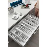 Mutfak Çekmece Içi Kaşıklık 94CM x 48CM Yanlar ve Boydan 4cm Kesilebilir, Beyaz - 94 x 49 cm