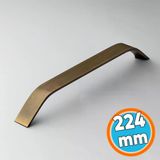 Mutfak Dolabı Dolap Kulpları Kapak Kulbu Kulpu Mobilya Çekmece Antik Sarı Metal 224 Mm 22.4 Cm