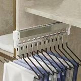 Mutfak Dolabı Genişletilebilir Köşe Rafı Döner Depolama Rafı Dolap Köşe Çekme Rafı Döner Depolama Rafı Kör Köşe, Geri Çekilebilir Dolap Çekme Çubuğu - Paslanmaz Çelik Vale Hange