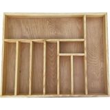 Mutfak Gereçleri Düzenleyici, Çekmece Organizer, 40X50CM Organizatör - Ahşap - Bej - Seçenek 1
