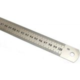 Mutfak Kitap Metal Cetvel 1 M- Gri