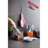 Mutfak Köşesi Alora Çok Amaçlı 3'lü Erzak Küreği - Erzak, Bakliyat, Baharat ve Deterjan Kaşığı - Ölçü Kaşık Seti - Çok Renkli