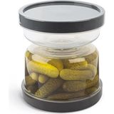 Mutfak Köşesi Kum Saati Zeytin ve Turşu Saklama Kabı - 350 ml - Yeşil