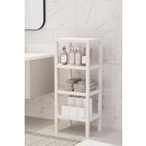 Mutfak Köşesi Ombeg 4 Katlı Plastik Çok Amaçlı Banyo Dolabı, Balkon, Mutfak, Antre Düzenleyici