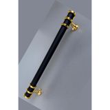 mutfak kulpu yüzük lü boru kulp altın siyah 160 mm