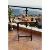 Mutfak Masası Modern 2 Kişilik Yemek Masası Şık Dayanıklı Balkon Cafe Bahçe Masa Minör