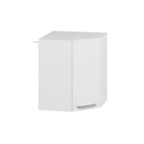 Mutfak Modül Duz Üst 1Dk1R 60-H72Cm Köşe Dolap Beyaz Beyaz Mdf