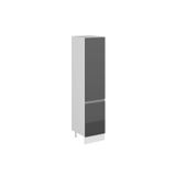 Mutfak Modül Hg_J 50-H222Cm Boy Dolabı Beyaz Antrasit Mdf