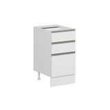 Mutfak Modül Hg_J Alt 3Ç1B2K Nray 45Cm Dolap Beyaz Beyaz Mdf