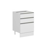 Mutfak Modül Hg_J Alt 3Ç1B2K Nray 60Cm Dolap Beyaz Beyaz Mdf
