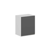 Mutfak Modül Hg_J Üst 1Dk1R 50-H60Cm Dolap Beyaz Antrasit Mdf