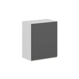 Mutfak Modül Hg_J Üst 1Dk2R 60-H72Cm Dolap Beyaz Antrasit Mdf