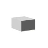 Mutfak Modül Hg_J Üst 1Yk 45-H30Cm Yuk Dolap Beyaz Antrasit Mdf