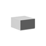 Mutfak Modül Hg_J Üst 1Yk 50-H30Cm Yuk Dolap Beyaz Antrasit Mdf