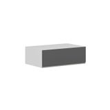 Mutfak Modül Hg_J Üst 1Yk 90-H30Cm Yuk Dolap Beyaz Antrasit Mdf