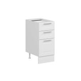 Mutfak Modül Mbr_C Alt 3Ç1B2K Nray 40Cm Dolap Beyaz Beyaz Mdf