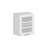 Mutfak Modül Mbr_C Üst 1Dk1R 50-H60Cm Dolap Cam Beyaz Beyaz Mdf