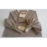Mutfak Peçetesi Plain 40X40 Cm 6'Lı Zeytin Yeşili (428755945)
