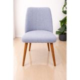 Mutfak Sandalye Kılıfı-büyük Oval Likral Kum Desen Yıkanabilir Lastikli Sandalye Örtüsü Chair Cover Gri