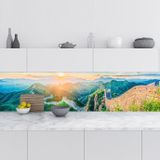 Mutfak Tezgah Arası Folyo Fayans Kaplama Folyosu Çin Seddi 60x500 Cm