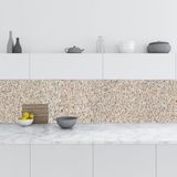 Mutfak Tezgah Arası Folyo Fayans Kaplama Folyosu Granite Marble Design 60x300 cm